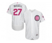Men's Majestic Chicago Cubs #27 Addison Russell Authentic White 2016 Mother's Day Fashion Flex Base MLB Jersey Men's Majestic Chicago Cubs #27 Addison Russell Authentic White 2016 Mother's Day Fashion Flex Base MLB Jersey