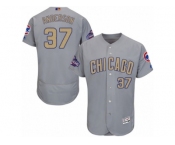 Men's Majestic Chicago Cubs #37 Brett Anderson Gray 2017 Gold Champion Flexbase Authentic Collection MLB Jersey Men's Majestic Chicago Cubs #37 Brett Anderson Gray 2017 Gold Champion Flexbase Authentic Collection MLB Jersey