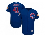 Men's Majestic Chicago Cubs #41 John Lackey Royal Blue Flexbase Authentic Collection MLB Jersey Men's Majestic Chicago Cubs #41 John Lackey Royal Blue Flexbase Authentic Collection MLB Jersey