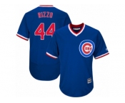 Men's Majestic Chicago Cubs #44 Anthony Rizzo Royal Blue Flexbase Authentic Collection Cooperstown MLB Jersey Men's Majestic Chicago Cubs #44 Anthony Rizzo Royal Blue Flexbase Authentic Collection Cooperstown MLB Jersey