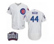 Men's Majestic Chicago Cubs #44 Anthony Rizzo White 2016 World Series Bound Flexbase Authentic Collection MLB Jersey Men's Majestic Chicago Cubs #44 Anthony Rizzo White 2016 World Series Bound Flexbase Authentic Collection MLB Jersey