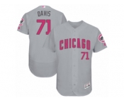 Men's Majestic Chicago Cubs #71 Wade Davis Grey Mother's Day Flexbase Authentic Collection MLB Jersey Men's Majestic Chicago Cubs #71 Wade Davis Grey Mother's Day Flexbase Authentic Collection MLB Jersey