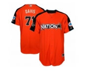 Men's Majestic Chicago Cubs #71 Wade Davis Replica Orange National League 2017 MLB All-Star MLB Jersey Men's Majestic Chicago Cubs #71 Wade Davis Replica Orange National League 2017 MLB All-Star MLB Jersey