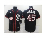 Men's Chicago White Sox #45 Michael Jordan Black Nike MLB Jersey