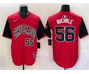Men's Chicago White Sox #56 Mark Buehrle Red Black 2025 City Connect Limited Stitched Baseball Jersey