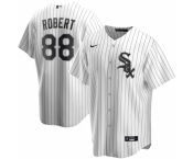 Men's Chicago White Sox #88 Luis Robert Nike White Home 2020 Replica Player Jersey