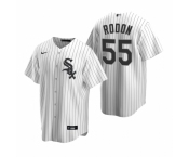 Men's Nike Chicago White Sox #55 Carlos Rodon White Home Stitched Baseball Jersey