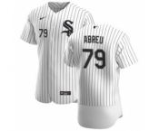 Men's Nike Chicago White Sox #79 Jose Abreu White Home 2020 Authentic Player Baseball Jersey