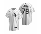 Men's Nike Chicago White Sox #79 Jose Abreu White Home Stitched Baseball Jersey
