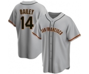 Men's San Francisco Giants #14 Patrick Bailey Gray Cool Base Stitched Baseball Jersey