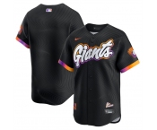 Men's San Francisco Giants Blank Anthracite 2025 City Connect Limited Stitched Baseball Jersey