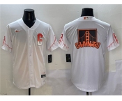 Men's San Francisco Giants Team Big Logo White City Connect Cool Base Stitched Baseball Jersey