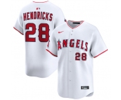 Men's Los Angeles Angels #28 Kyle Hendricks White 2024 Home Limited Stitched Baseball Jersey