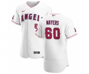 Men's Nike Los Angeles Angels #60 Mike Mayers White Home 2020 Authentic Player Baseball Jersey
