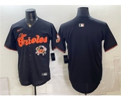 Men's Baltimore Orioles Blank Black With Patch Vapor Premier Limited Stitched Baseball Jersey Men's Baltimore Orioles Blank Black With Patch Vapor Premier Limited Stitched Baseball Jersey