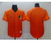 Nike Men's Baltimore Orioles Blank Orange Home Drift Editio Cool Base Baseball Jersey