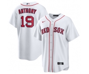 Men's Boston Red Sox #19 Roman Anthony White Cool Base Stitched Baseball Jersey
