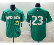 Men's Boston Red Sox #23 Romy González Green 2025 City Connect Limited Stitched Baseball Jersey