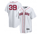 Men's Boston Red Sox #39 Marcelo Mayer White 2024 Cool Base Stitched Baseball Jersey