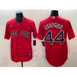 Men's Boston Red Sox #44 Aroldis Chapman Red Cool Base Stitched Baseball Jersey