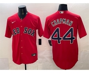 Men's Boston Red Sox #44 Aroldis Chapman Red Cool Base Stitched Baseball Jersey