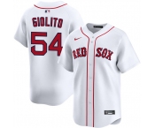Men's Boston Red Sox #54 Lucas Giolito White 2024 Home Limited Stitched Baseball Jersey