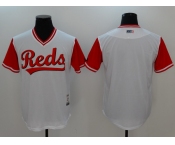 Men's Cincinnati Reds Blank Authentic White 2017 Players Weekend Baseball Jersey