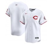 Men's Cincinnati Reds Blank White 2025 Home Limited Stitched Baseball Jersey