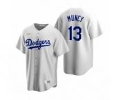 Los Angeles Dodgers #13 Max Muncy Nike White Cooperstown Collection Home Jersey