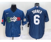 Men's Los Angeles Dodgers #6 Trea Turner Navy Blue Pinstripe 2020 World Series Cool Base Nike Jersey Men's Los Angeles Dodgers #6 Trea Turner Navy Blue Pinstripe 2020 World Series Cool Base Nike Jersey