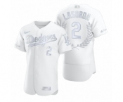 Tommy Lasorda #2 Los Angeles Dodgers White Awards Collection Retirement Jersey