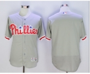 Men Philadelphia Phillies blank Majestic grey Flexbase Authentic Collection Player Jersey Men Philadelphia Phillies blank Majestic grey Flexbase Authentic Collection Player Jersey