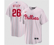 Men's Philadelphia Phillies #26 Chase Utley White 2026 Cool Base Stitched Jersey
