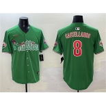 Men's Philadelphia Phillies #8 Nick Castellanos Green Phanatic Limited Stitched Jersey