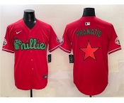 Men's Philadelphia Phillies Red Phanatic Limited Stitched Jersey