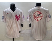 Men's Philadelphia Phillies Team Big Logo Pink With Patch Limited Stitched Baseball Jersey
