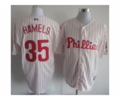 mlb jerseys philadelphia phillies #35 Hamels white(red strip) mlb jerseys philadelphia phillies #35 Hamels white(red strip)