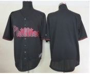 mlb jerseys philadelphia phillies blank black[fashion]