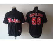 mlb jerseys philadephia phillies #58 papelbon black mlb jerseys philadephia phillies #58 papelbon black