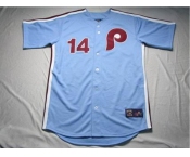 mlb philadelphia phillies #14 rose m&n lt.blue mlb philadelphia phillies #14 rose m&n lt.blue