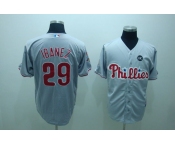 mlb philadelphia phillies #29 Ibanez 2008 world series grey mlb philadelphia phillies #29 Ibanez 2008 world series grey