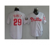 mlb philadelphia phillies #29 Ibanez 2008 world series white(red strip) mlb philadelphia phillies #29 Ibanez 2008 world series white(red strip)