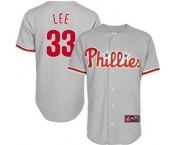 mlb philadelphia phillies #33 cliff lee grey mlb philadelphia phillies #33 cliff lee grey