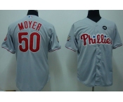 mlb philadelphia phillies #50 moyer 2009 world series grey mlb philadelphia phillies #50 moyer 2009 world series grey