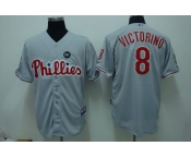 mlb philadelphia phillies #8 victorino 2009 world series grey mlb philadelphia phillies #8 victorino 2009 world series grey