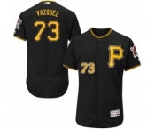 Men's Majestic Pittsburgh Pirates #73 Felipe Vazquez Black Alternate Flex Base Authentic Collection MLB Jersey Men's Majestic Pittsburgh Pirates #73 Felipe Vazquez Black Alternate Flex Base Authentic Collection MLB Jersey