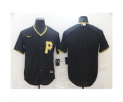 Men's Nike Pittsburgh Pirates Blank Black Jersey