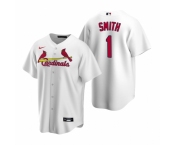 Men's Nike St. Louis Cardinals #1 Ozzie Smith White Home Stitched Baseball Jersey
