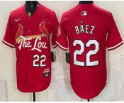 Men's St Louis Cardinals #22 Joshua Baez Red Limited Jersey Men's St Louis Cardinals #22 Joshua Baez Red Limited Jersey