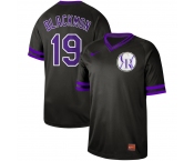 Men's Nike Colorado Rockies #19 Charlie Blackmon Black M&N MLB Jersey
